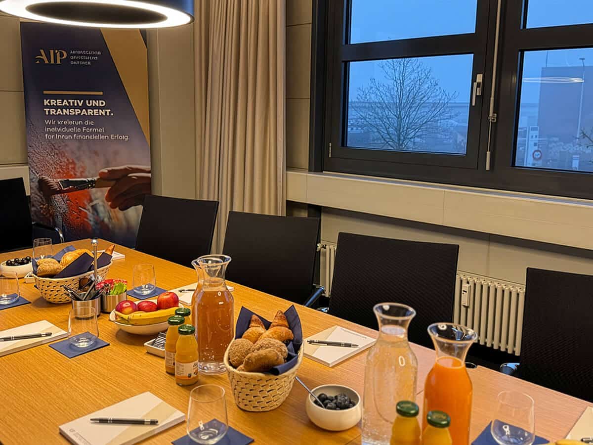 Unternehmerfrühstückstisch