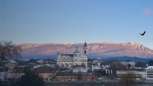 Altstadt Solothurn und Jura im Winter