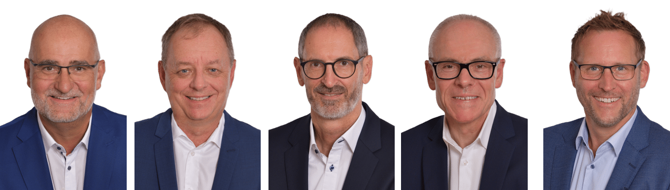 Fünf Partner von AIP Fünf Partner von AIP