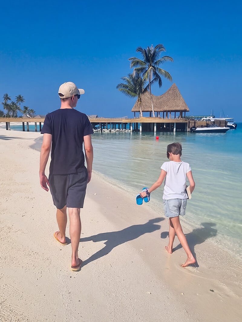 Balance zum Markt: Unterwegs mit der Familie